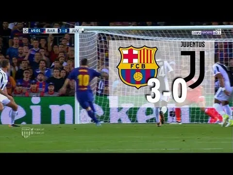 Lionel Messi Second Goal vs Juventus 3-0 | 12/09/2017