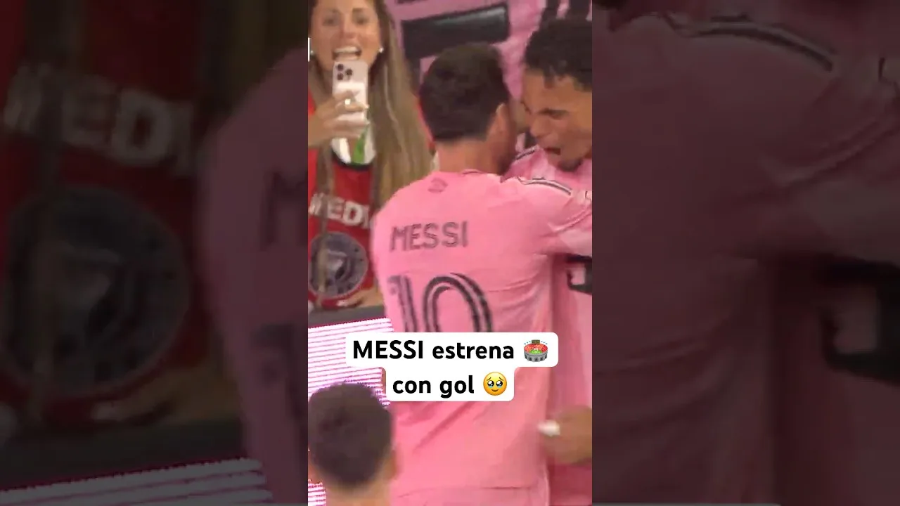 Lionel Messi 🐐 marque le premier but de l’Inter Miami dans son nouveau stade 🏟️🥹