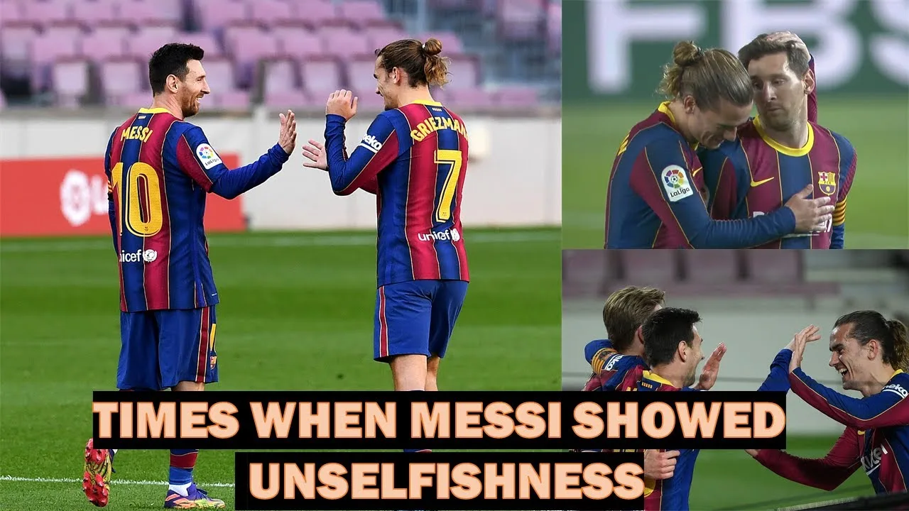 Messi is Unselfish Player in the World| Leo Messi Showed