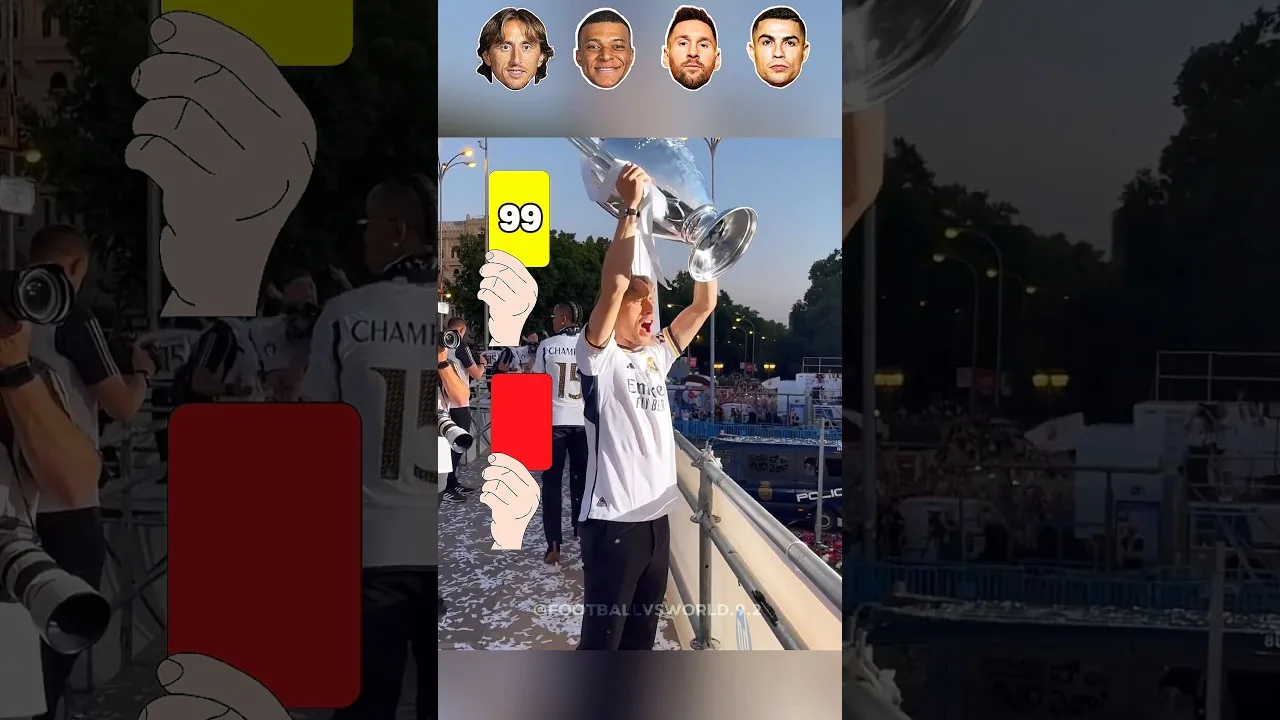 Cristiano Ronaldo, Lionel Messi, Kylian Mbappé, Luka Modrić#football#footballshorts #youtube