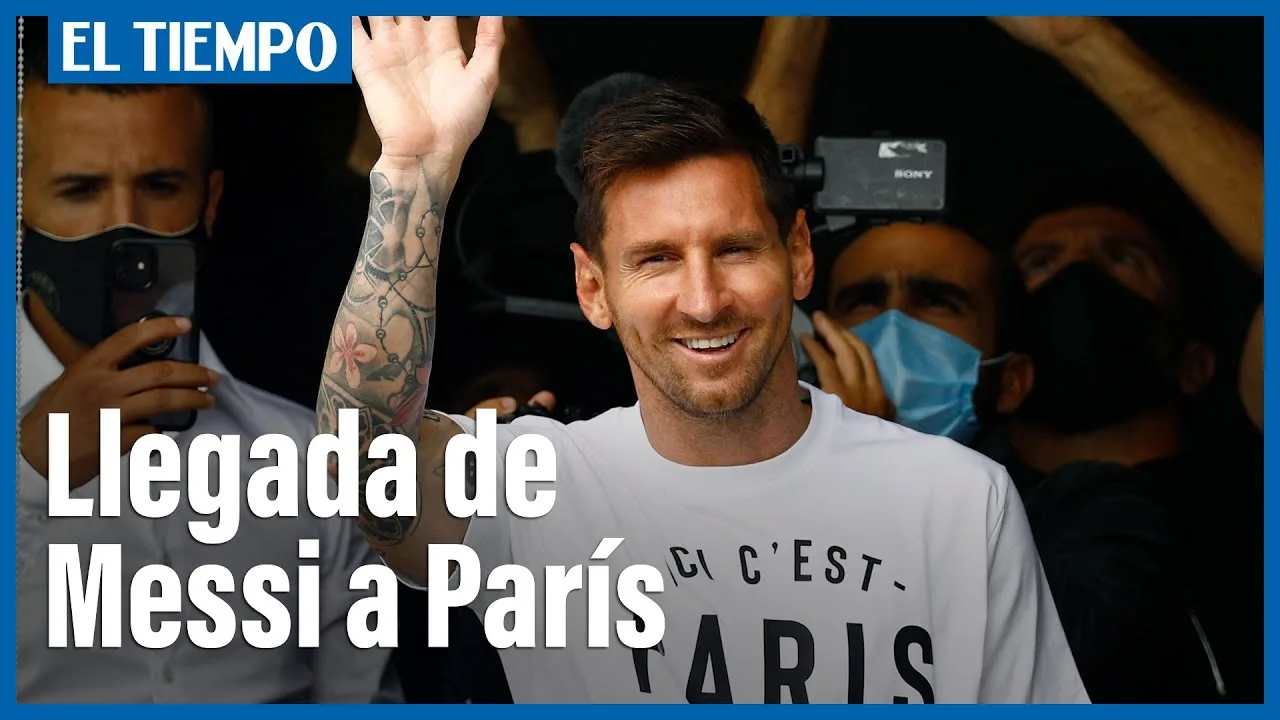 Messi llega a París