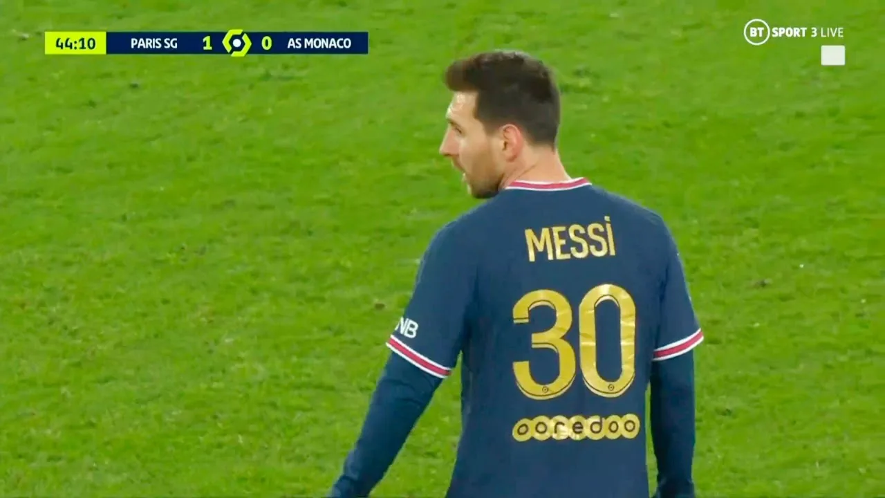 LIONEL MESSI Vs АS МОNАСО 21/22
