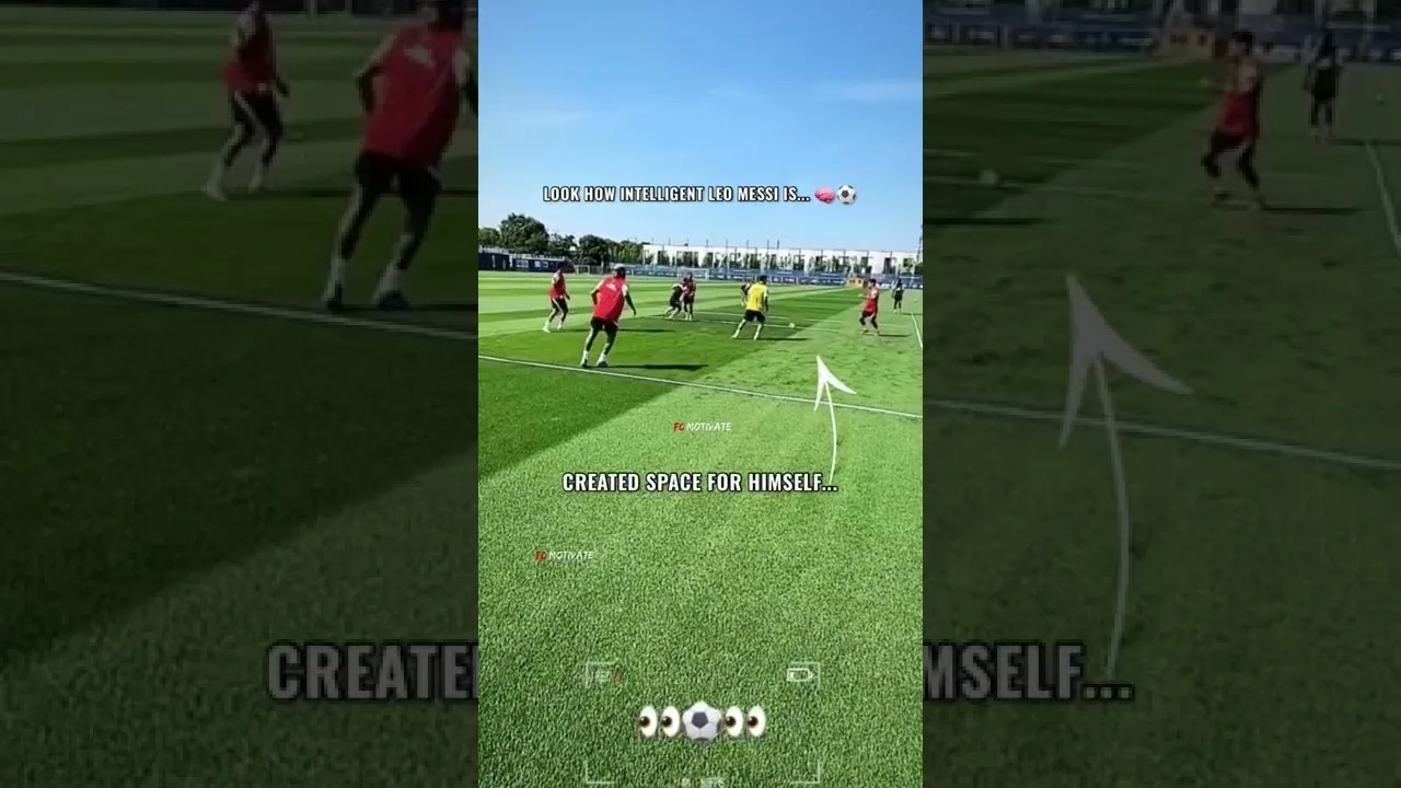 Leo Messi IQ 1000 🧠 #messi #football #footballtraining