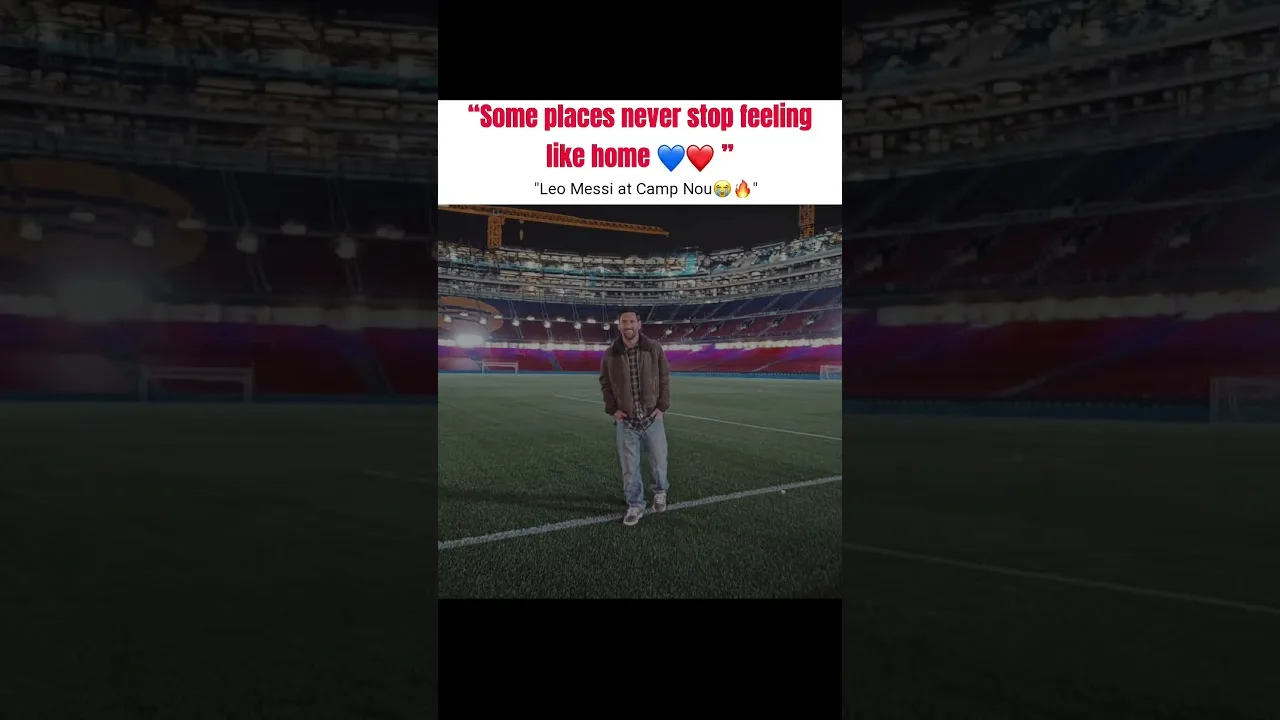 Leo Messi At Camp Nou🔥 #barcelona #footballteam #messi #campnou #footballteam