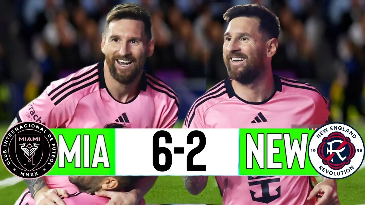 L’incroyable Hattrick de Lionel Messi après un remplacement tardif contre la révolution de la Nouvelle-Angleterre