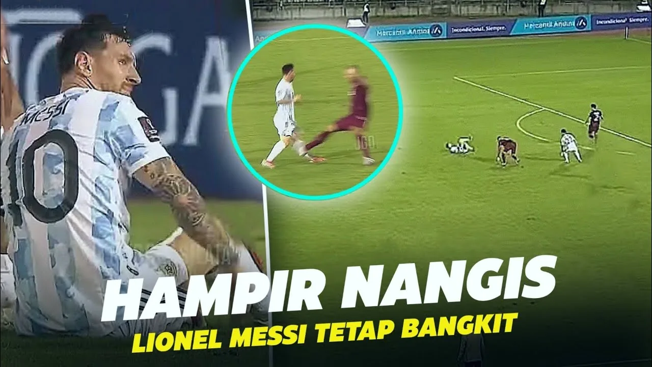 “Memastikan Messi Bukan Alien” Lihatlah Aksi Brutal Pemain