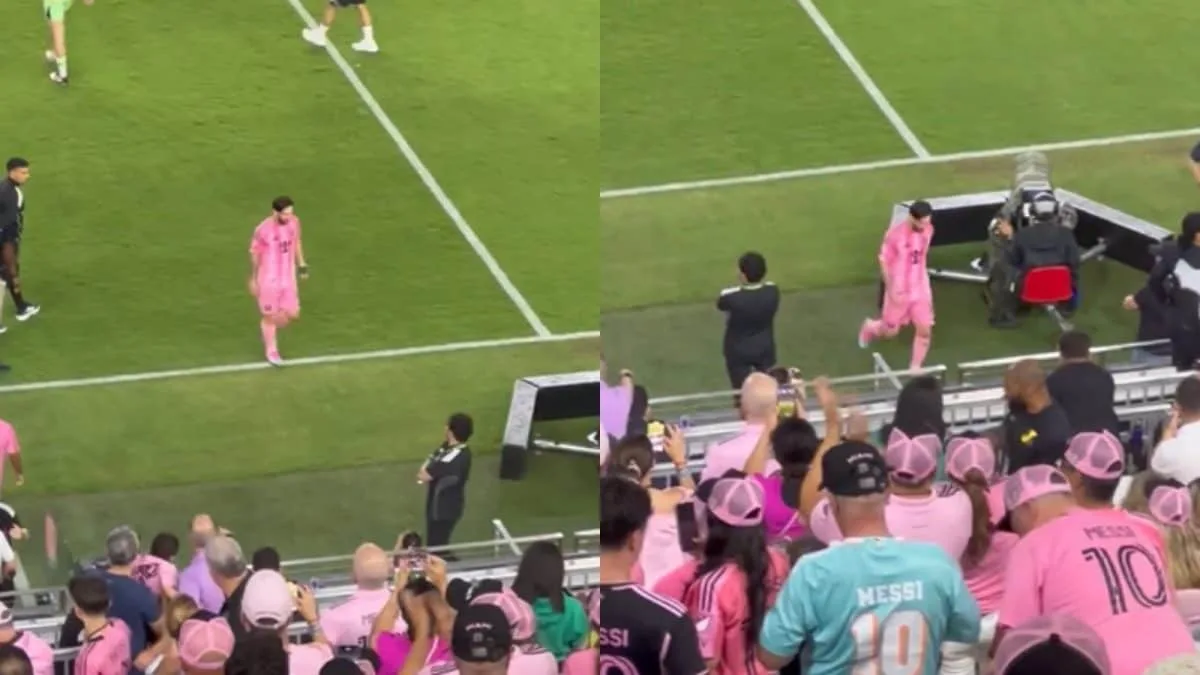 REGARDER: Lionel Messi fait d’assaut le terrain après le coup de sifflet final lors de la victoire 4-1 d’Inter Miami contre NY Red Bulls | Nouvelles de football