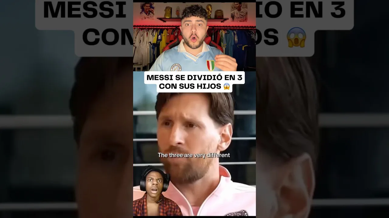 Leo Messi perdurará en el tiempo en sus hijos 😱 #leomessi #messi #fcbarcelona