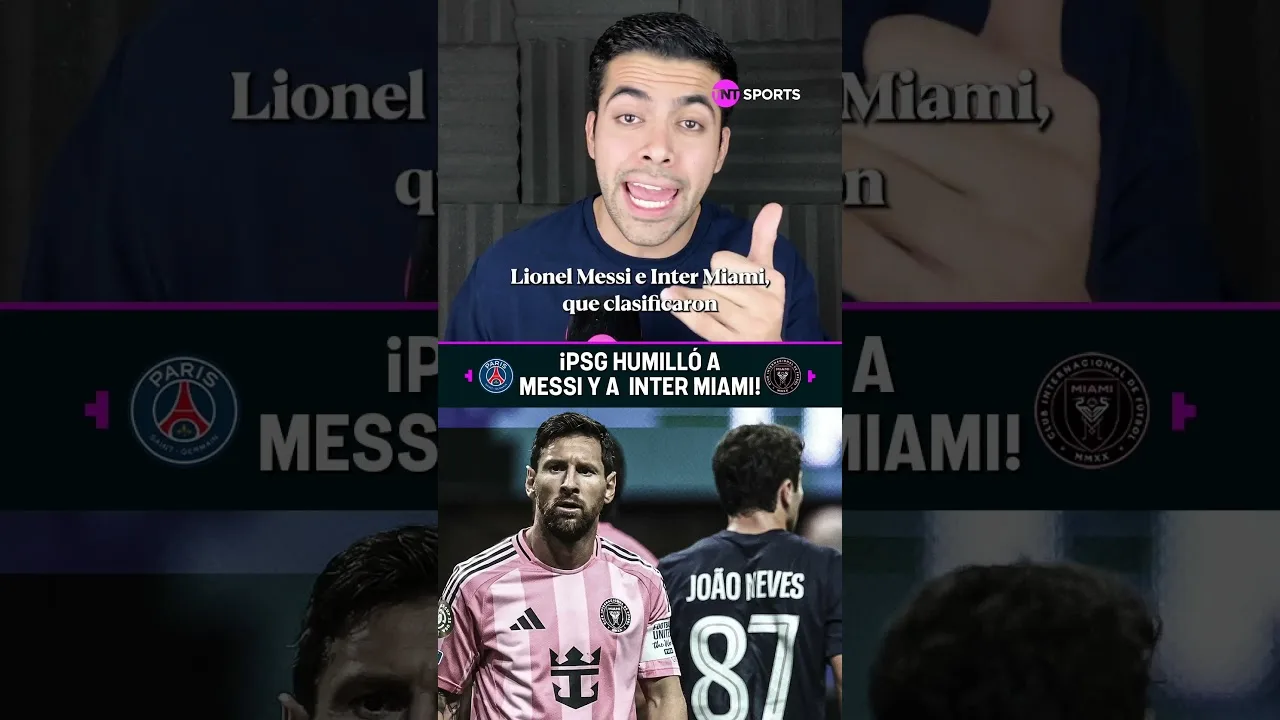 Le PSG a battu Inter Miami de Lionel Messi et était hors de la Coupe du monde du club! #Shorts