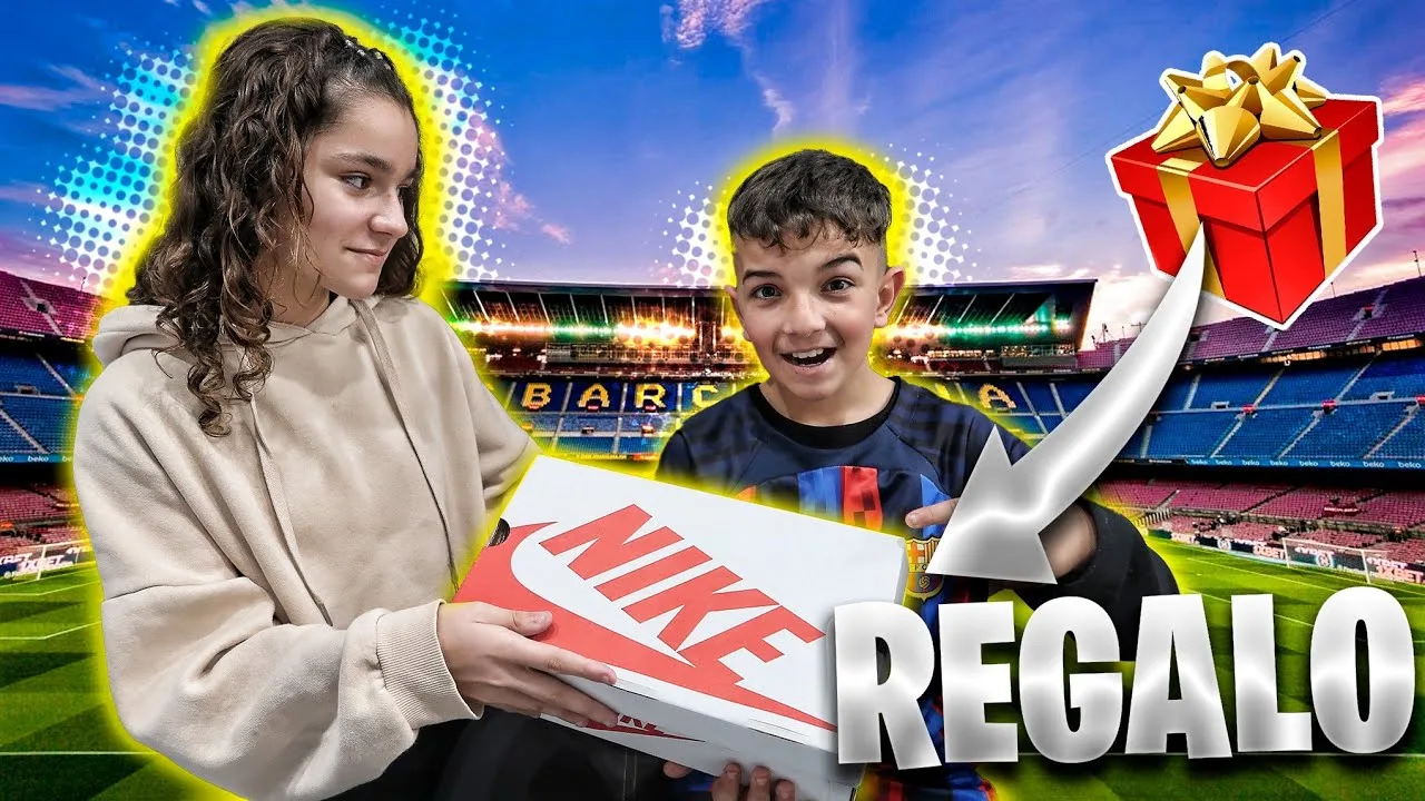 MI NOVIA me REGALA esto… De Mi IDOLO LEO MESSI….