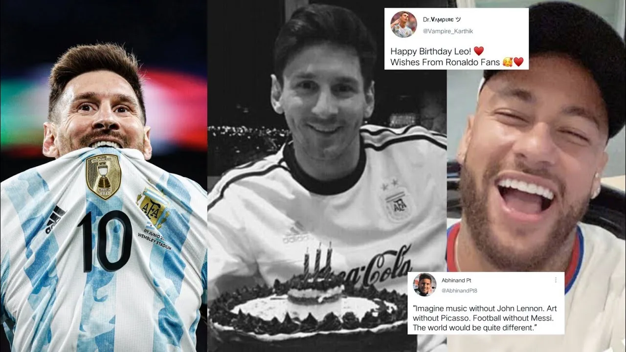 Football Reactions To Lionel Messi Celebrating His 35 Years
