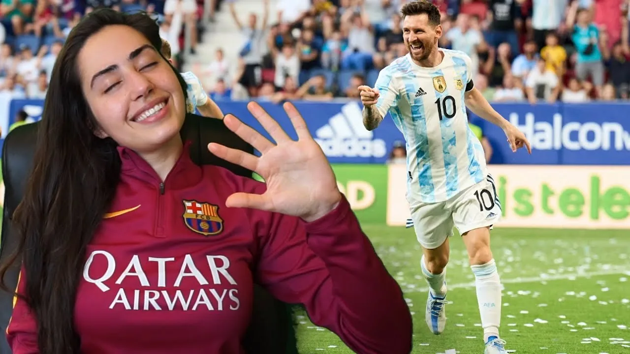 Lionel Messi 5 Goals Vs Estonia REACTION