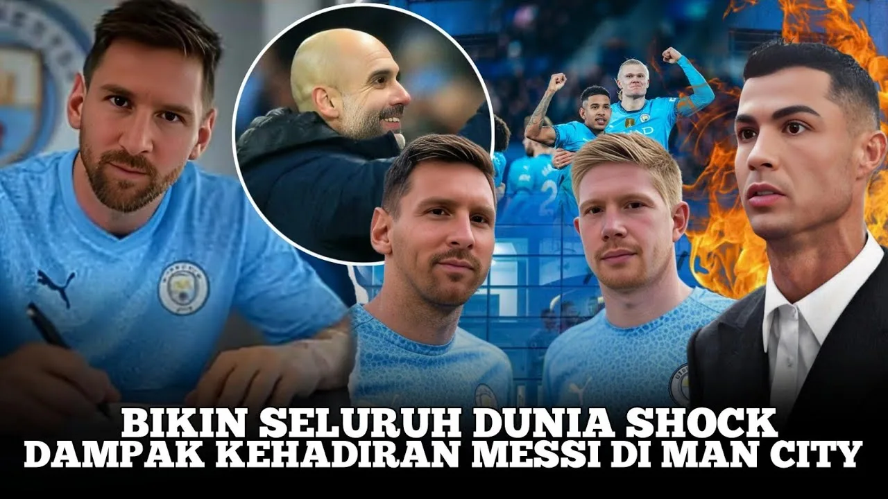 C’EST LA RÉACTION DE RONALDO !! Mendicité » Demander à Messi de suivre Messi à Man City 😭 Messi prêt à dominer la Premier League 😱