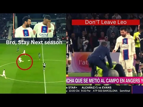 Leo Messi Crazy Assist Vs Angers | Fan Convincing Messi Not