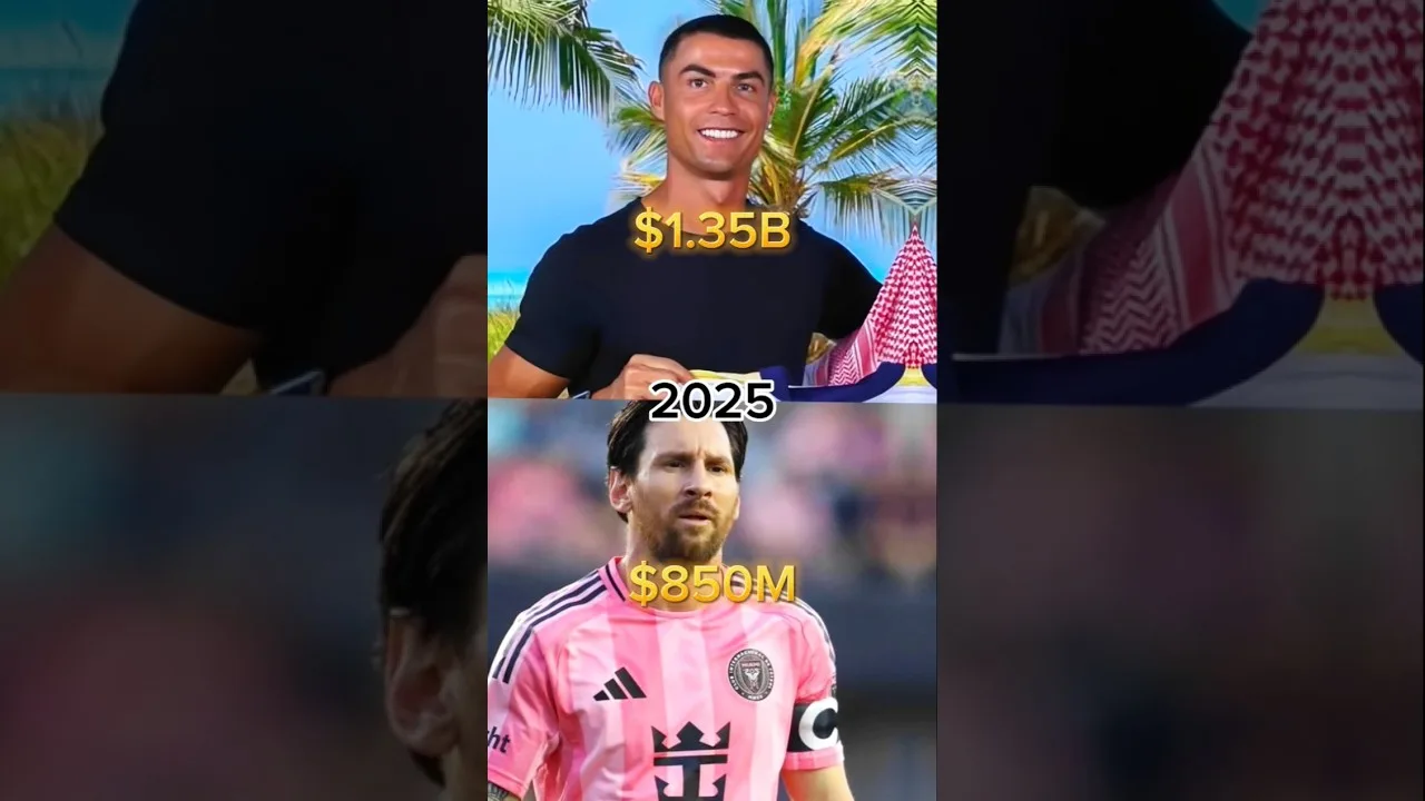 Cristiano Ronaldo & Lionel Messi Net Worth Evolution 💰💸
