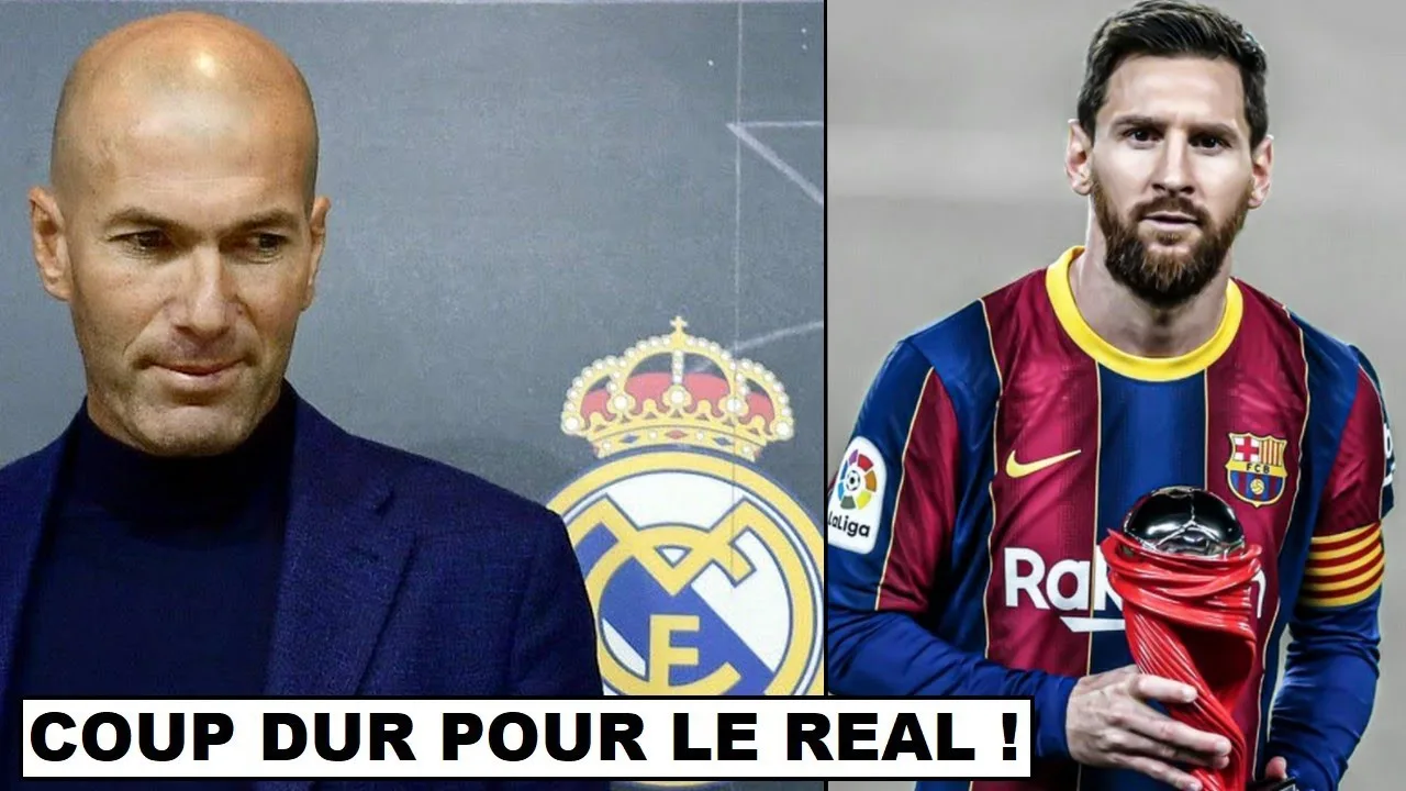 TRES MAUVAISE NOUVELLE POUR ZIDANE ET LE REAL MADRID ! /