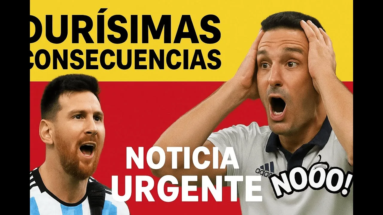 😡 Scandale! Conséquences brutales pour l’Argentine après la décision de Leo Messi