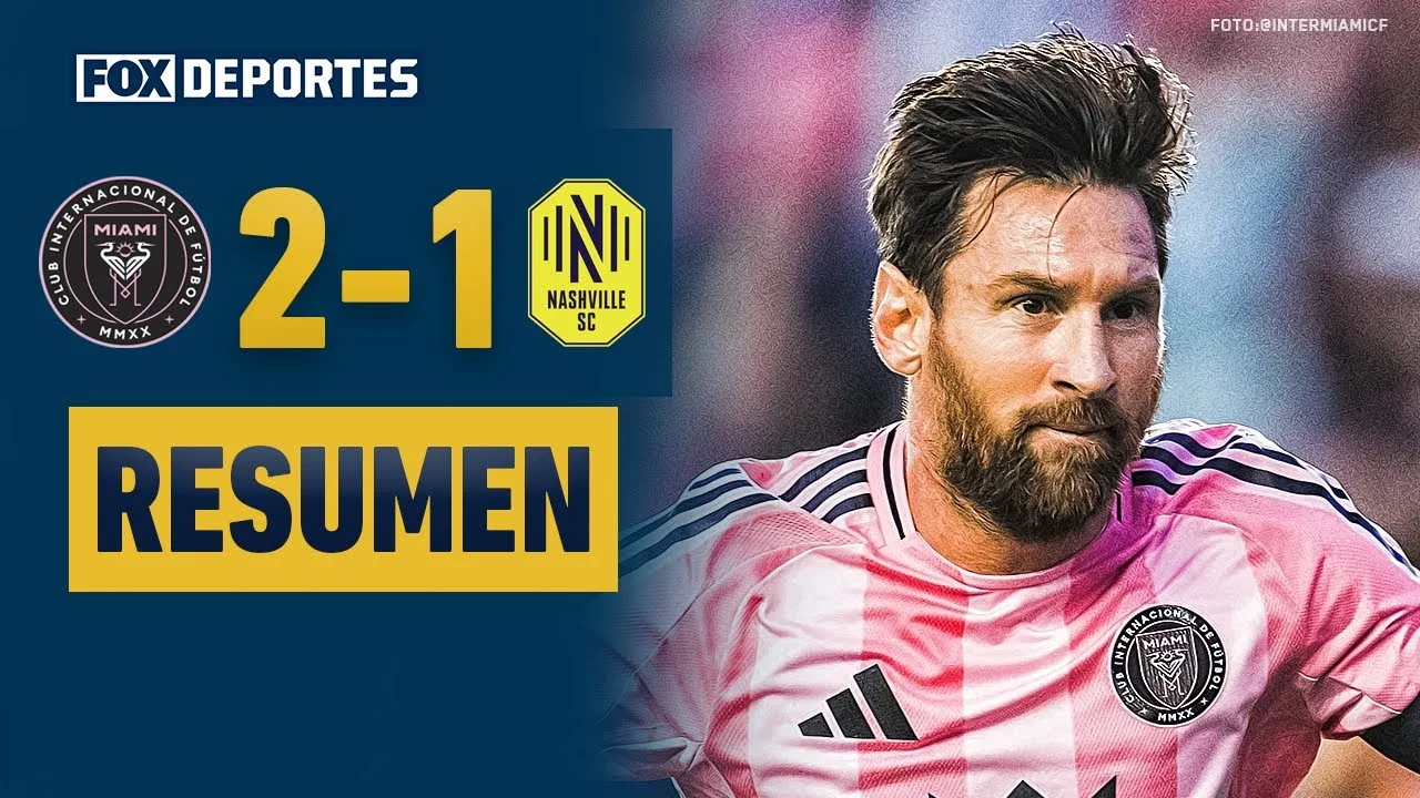 😤🙌 Cinquième double suivi de Messi | Inter Miami 2-1 Nashville SC | Faits saillants | MLS 2025