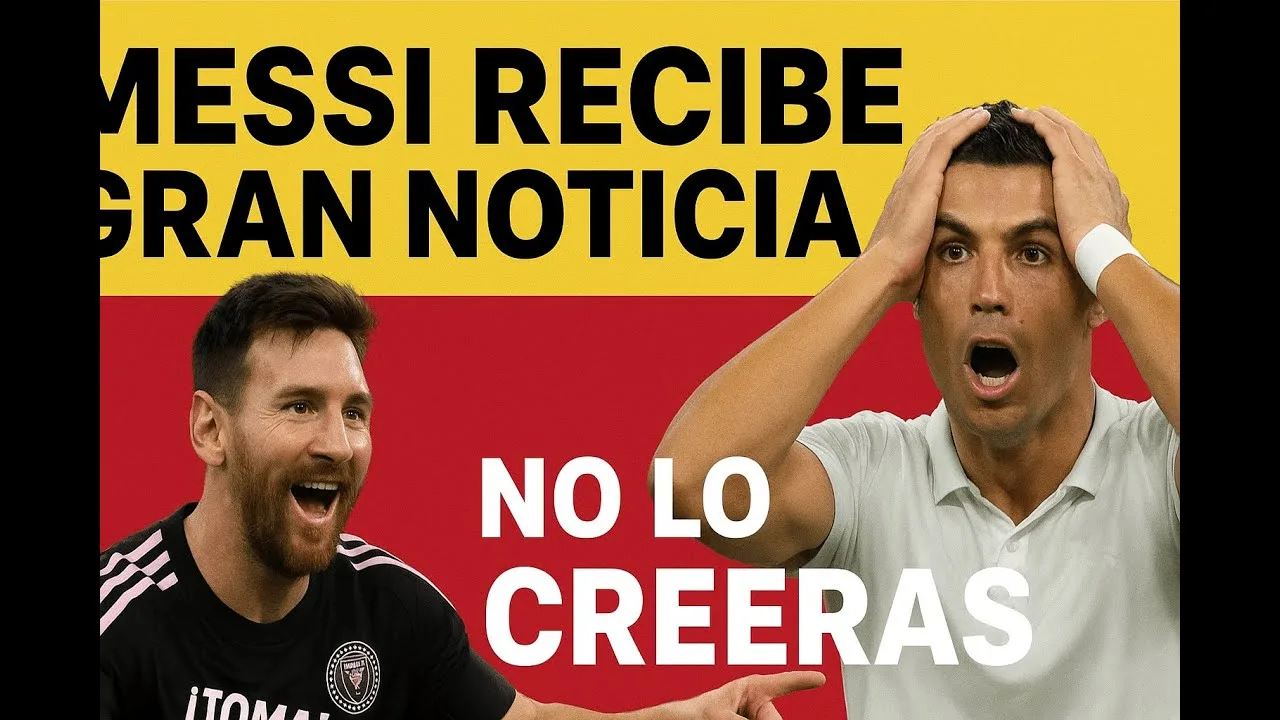 🚨 Scandale! Leo Messi Atonito après avoir bombardé qui coule à Cristiano Ronaldo