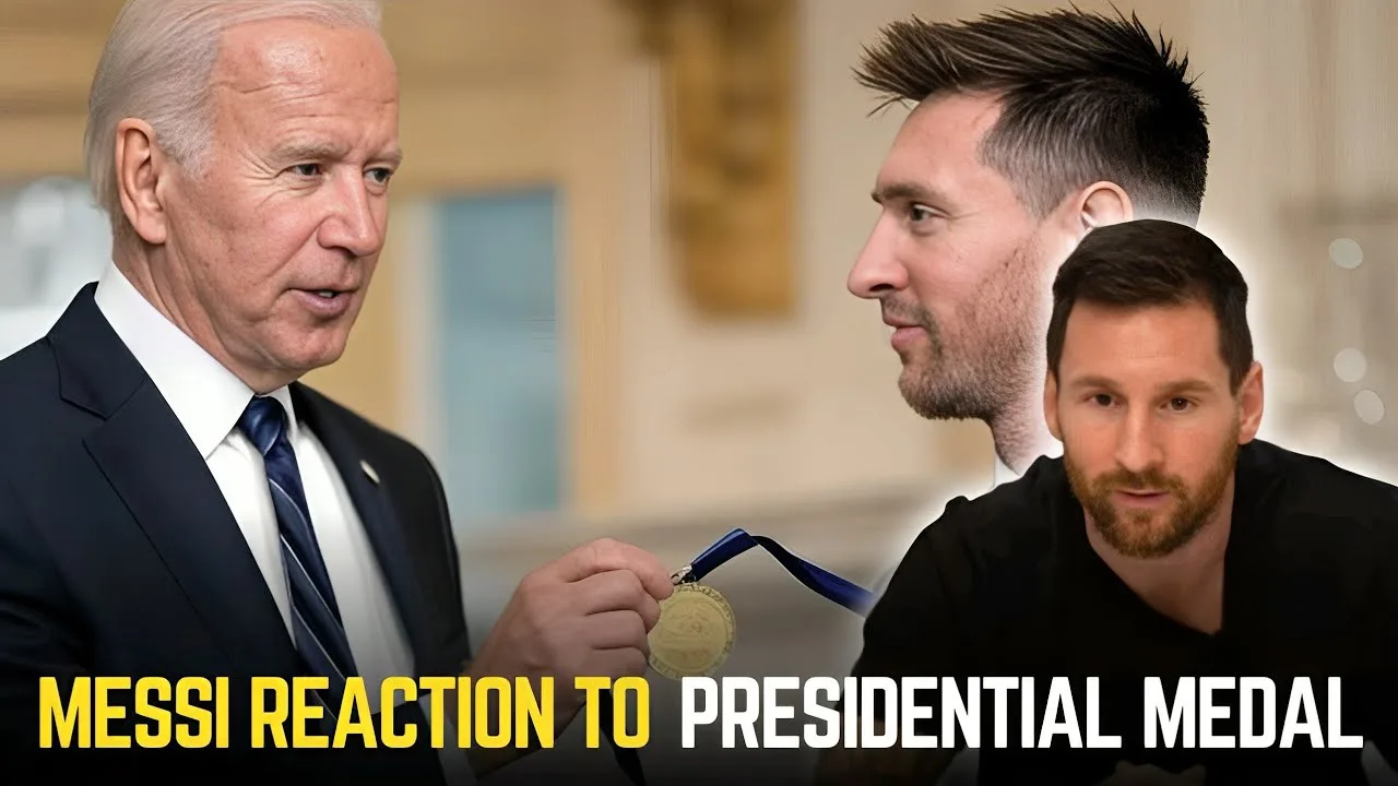 Lionel Messi a reçu la médaille présidentielle de la liberté | Premier foutume masculin
