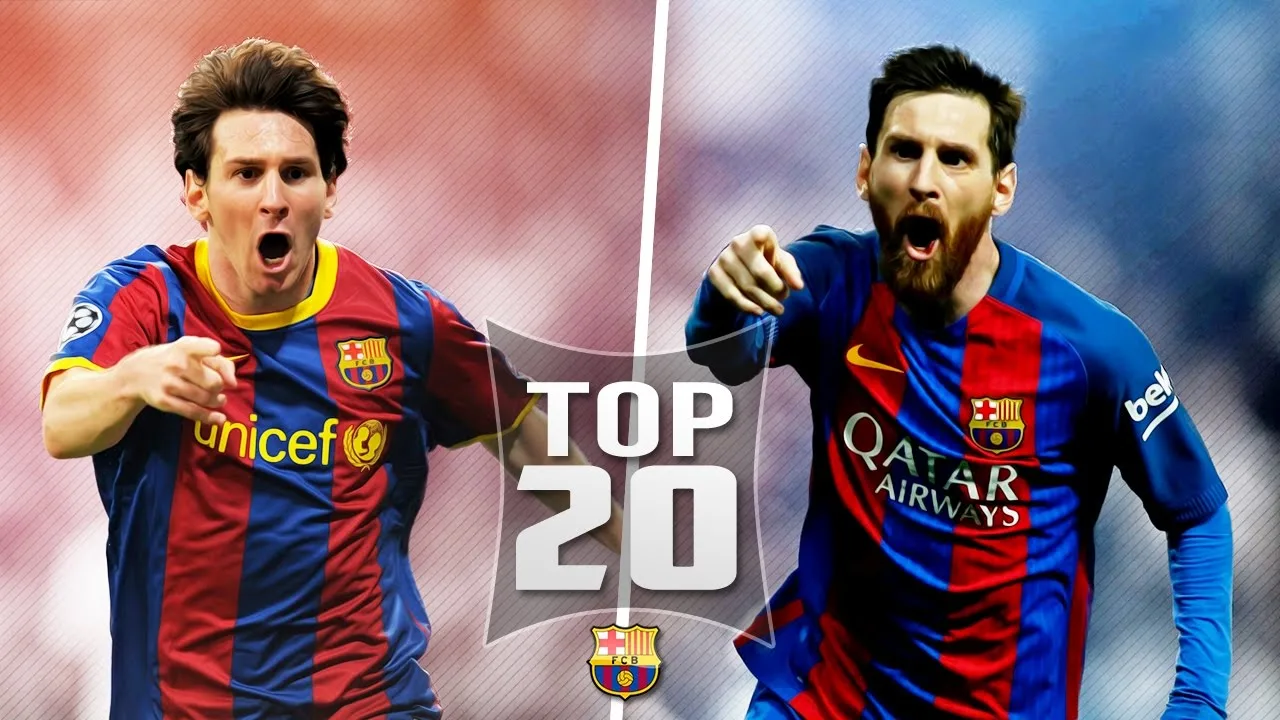 Lionel Messi Top 20 Goals out of all 500 For Barcelona