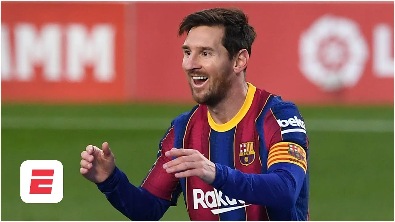 Lionel Messi starts on the bench for Barcelona, but