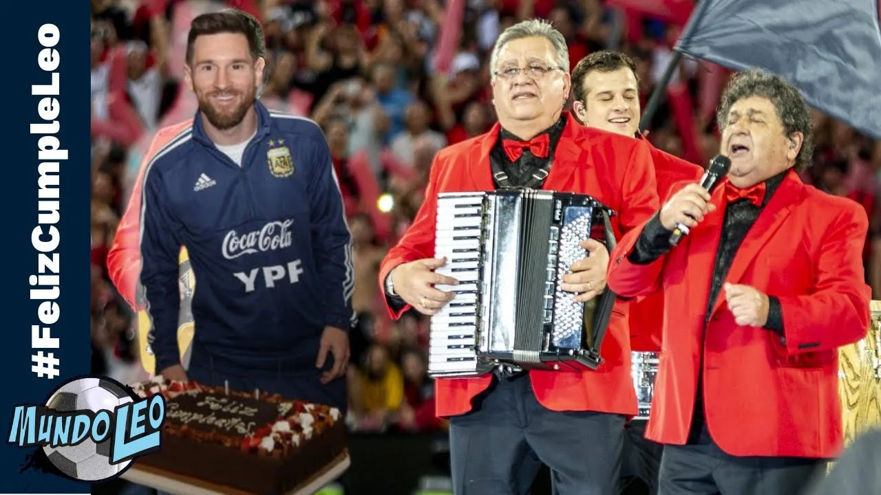TEMAZO – Los Palmeras le cantan a Leo Messi en su cumpleaños