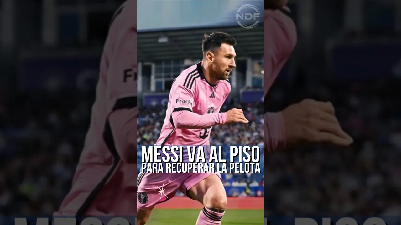 Leo Messi va au sol pour récupérer le ballon à 94 minutes 😱