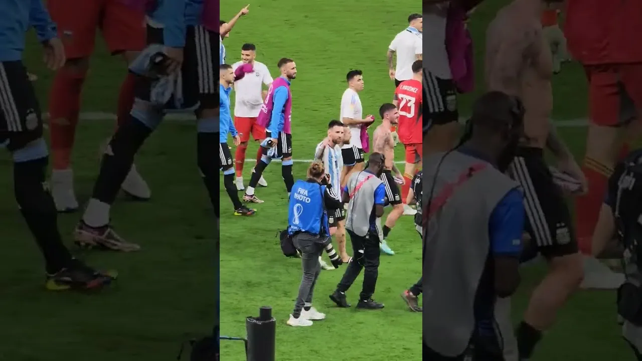 MESSI CANTANDO: « Que de la mano de Leo Messi » | Mundial 2022