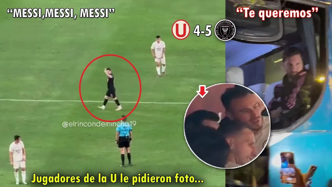 Ce qui n’a pas été vu! Le jeu de Lionel Messi à Lima | Université vs Inter Miami aujourd’hui