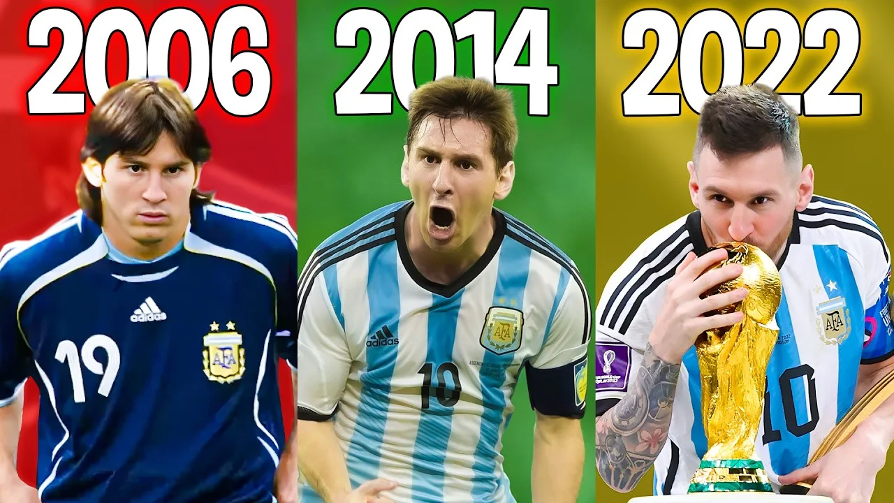 Comment Messi a joué dans CHAQUE Coupe du Monde (de l’échec au héros)