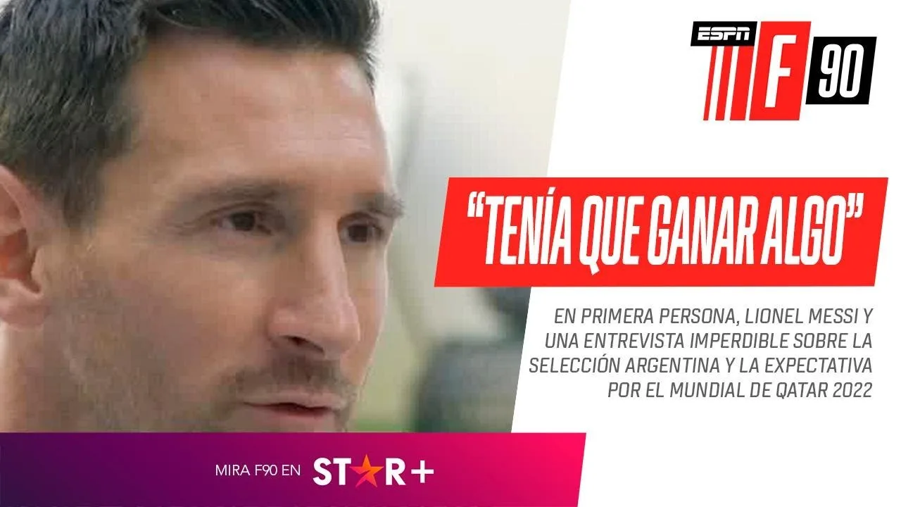 « TENÍA QUE GANAR ALGO CON #ARGENTINA »: Lionel #Messi, EN