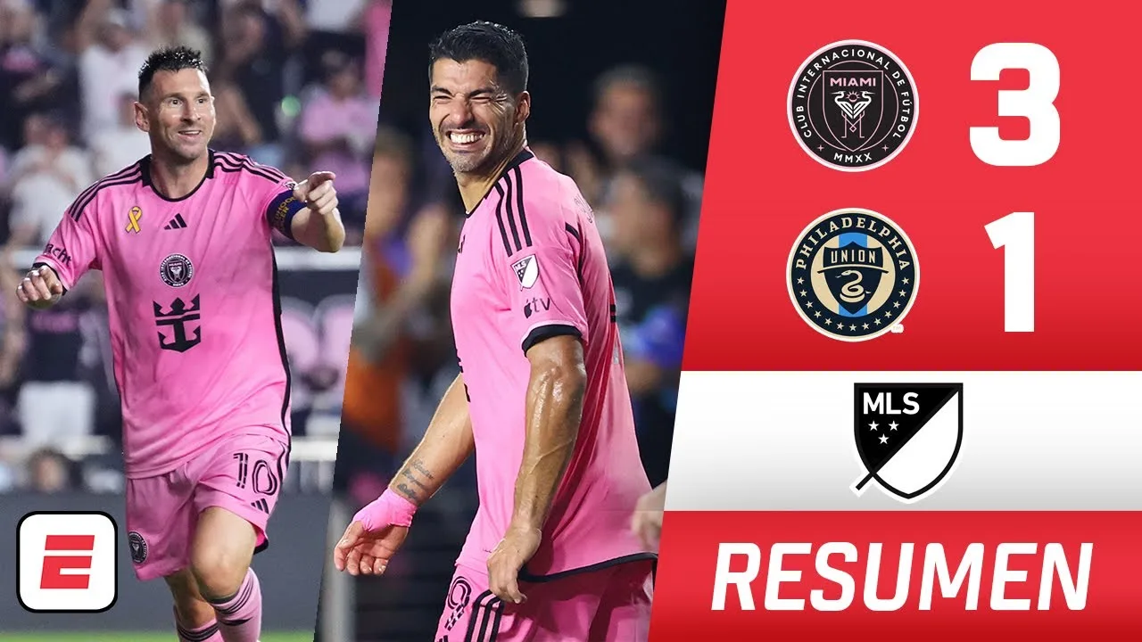 Lionel MESSI EST DE RETOUR avec un DOUBLE, SUÁREZ marque et l’INTER MIAMI bat l’UNION de Philadelphie 3-1 | MLS
