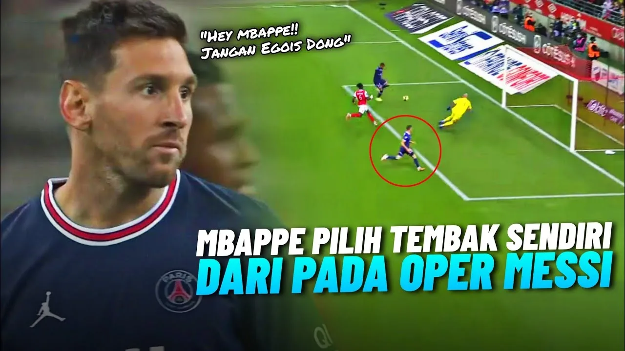 MESSI DEBUT DI PSG Momen Kylian Mbappe Memilih Tidak Oper