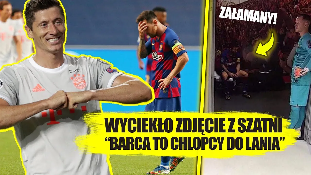 Bayern zmiażdżył Barcelonę 8:2 Leo Messi załamany może
