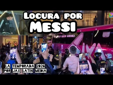 LIONEL MESSI ET INTER MIAMI ARRIVÉ AU PÉROU POUR AFFRONTER ALIANZA LIMA DANS L’APRÈS-MIDI BLANQUIAZUL