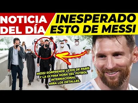 ¡VAMOS! MARAVILLOSAS NOTICIAS de LEO MESSI  SERGIO RAMOS