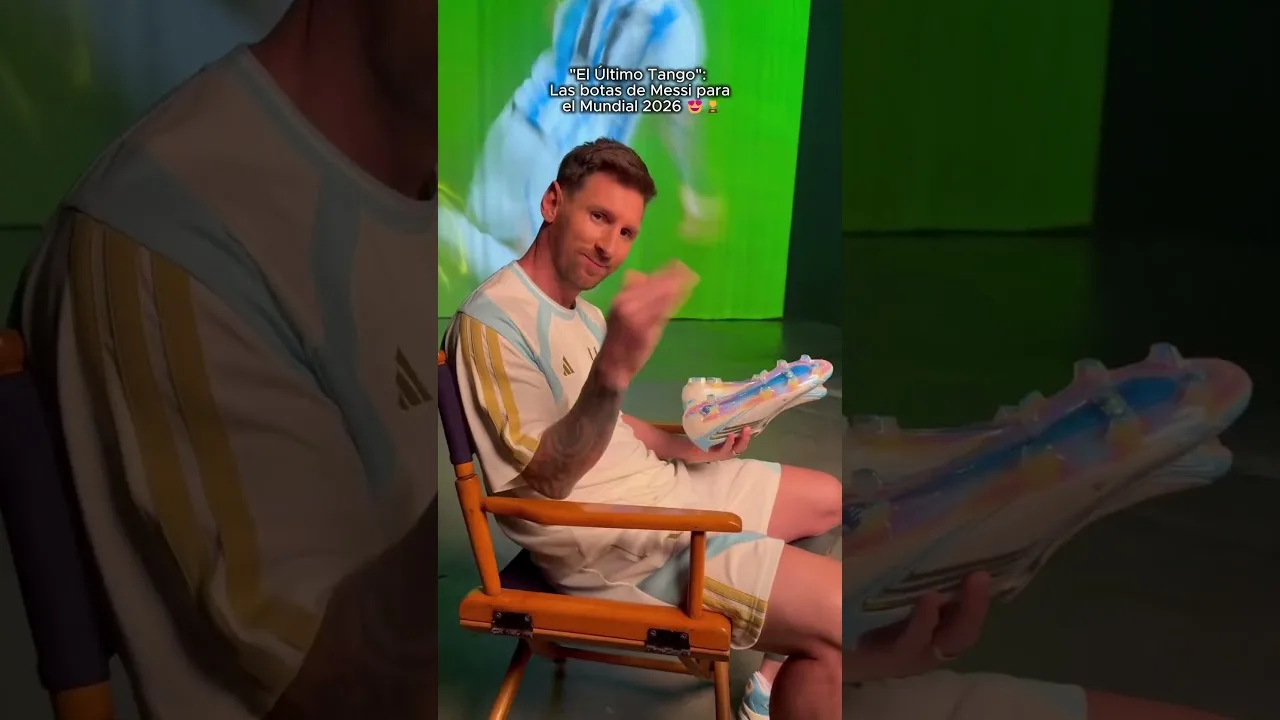 « Le Dernier Tango » : les chaussures de Messi pour la Coupe du Monde 2026 😍🏆