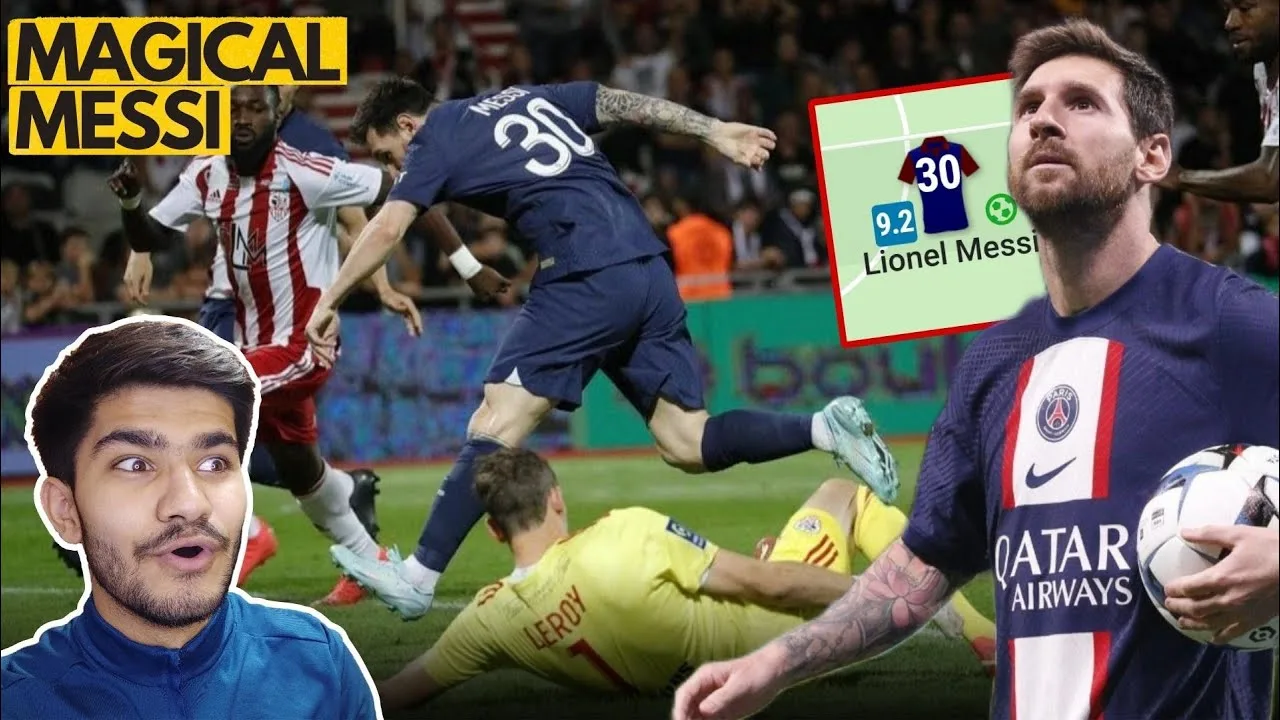 Lionel Messi On GOAT Levels In PSG vs Ajaccio | Scores Goal