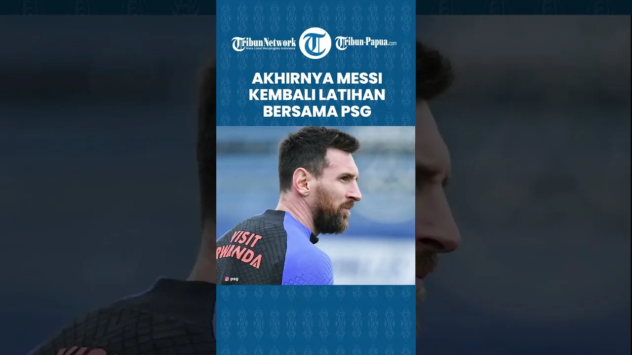Lionel Messi Akhirnya Kembali ke Paris Memulai Latihan,