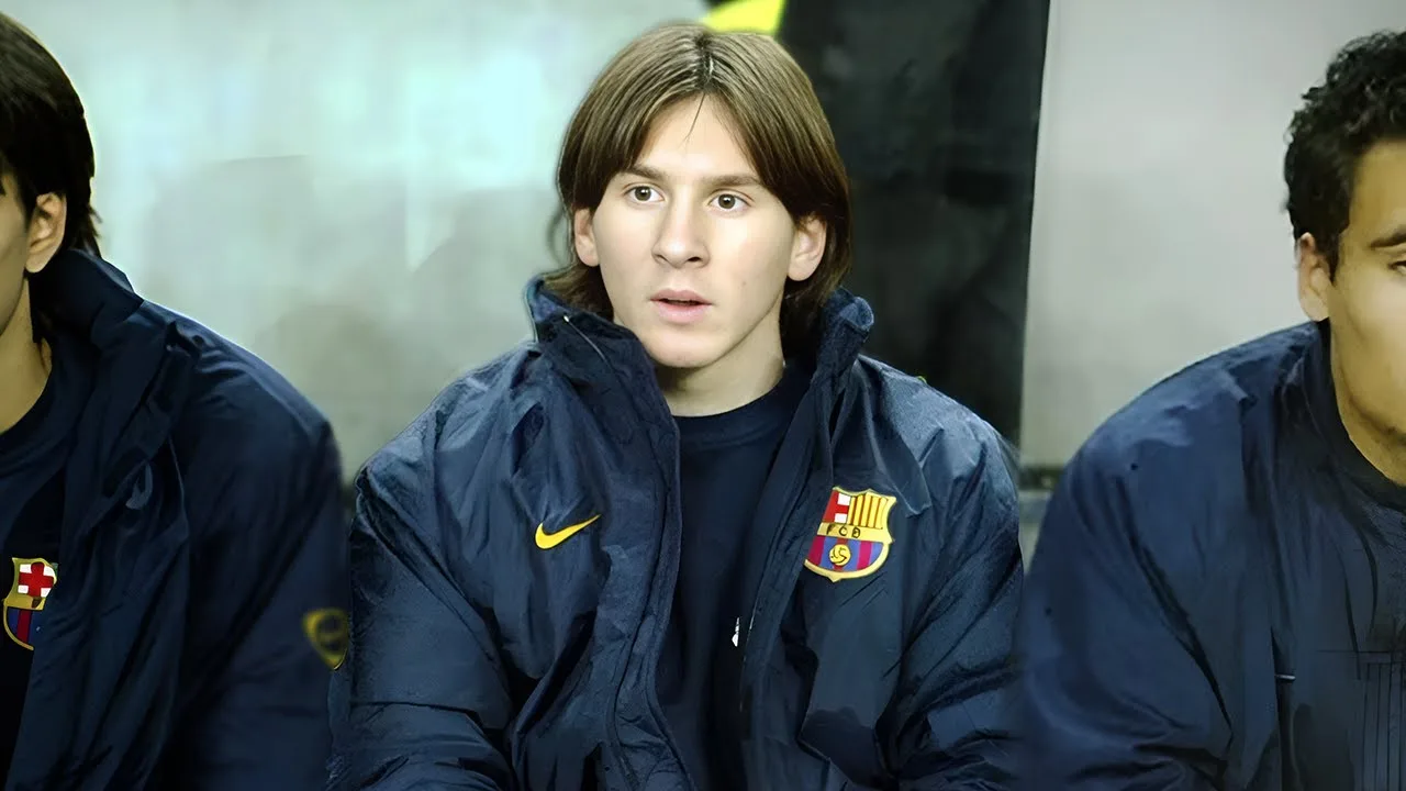 Premier match de Lionel Messi pour Barcelone