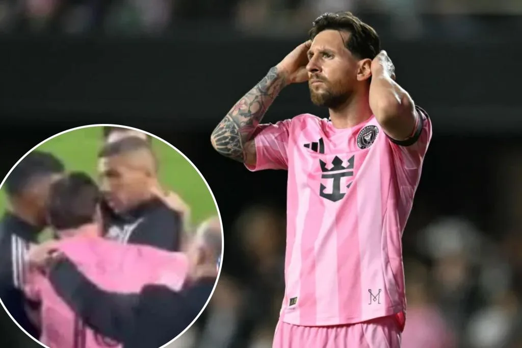 Lionel Messi condamné à une amende par MLS pour avoir saisi le cou de l’assistant NYCFC