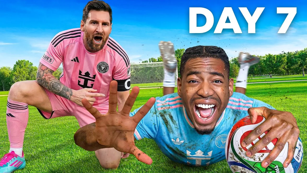 Je me suis entraîné comme Lionel Messi pendant 7 jours