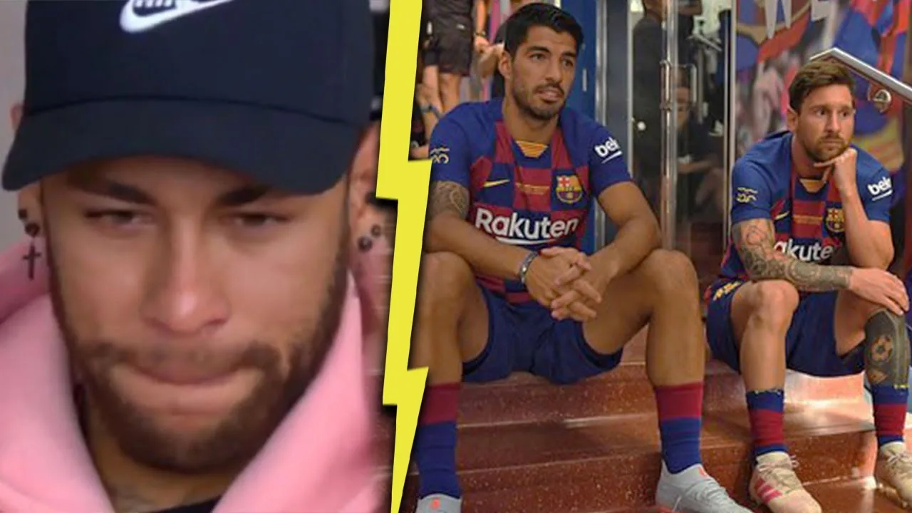 What Lionel Messi & Luis suarez said to Neymar before he