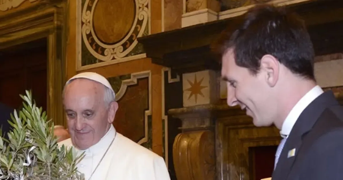 Lionel Messi a fait une nécrologie cordiale au pape