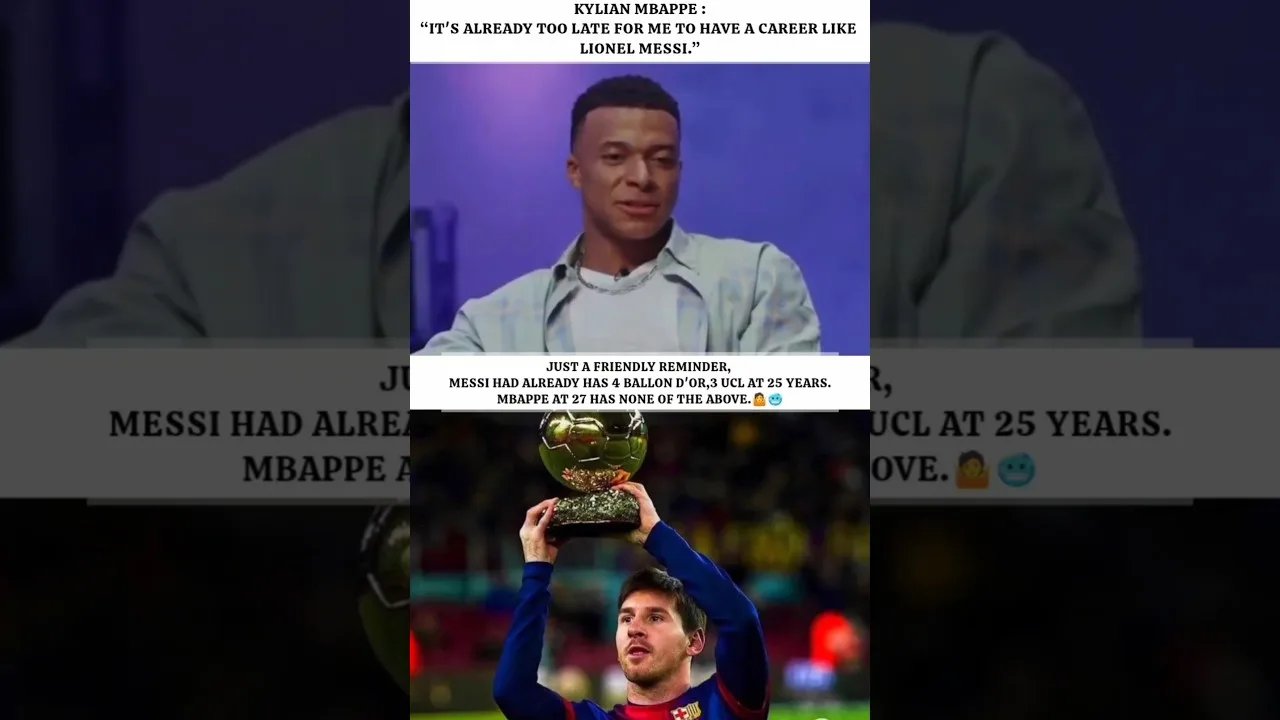 Mbappé vient de cracher des faits 🤷☠️#football #messi #leomessi #viral#shorts #kylianmbappe #edit