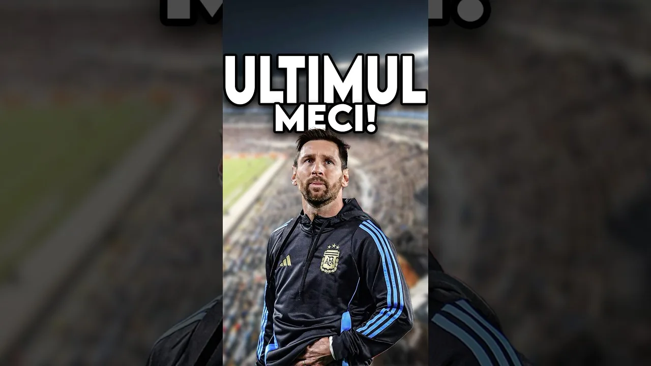 Leo Messi a joué le dernier match officiel en Argentine🤯