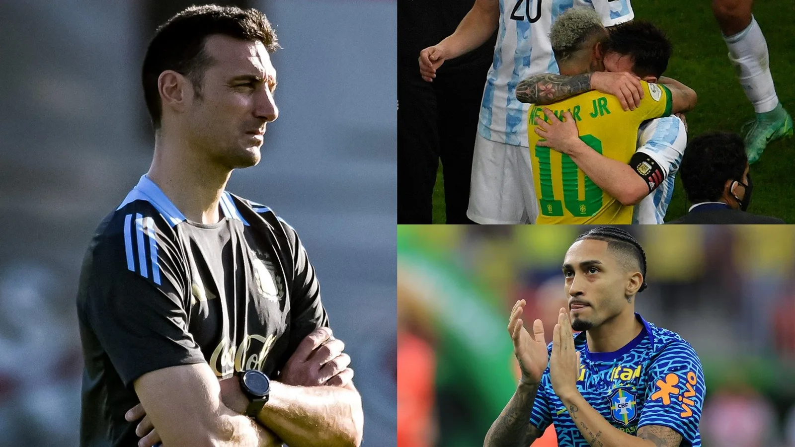 Le moment emblématique Lionel Messi & Neymar rappelé par Lionel Scaloni alors que le patron de l’Argentine tente de désamorcer la rivalité du Brésil après les remarques pré-super-classiques de Raphinha