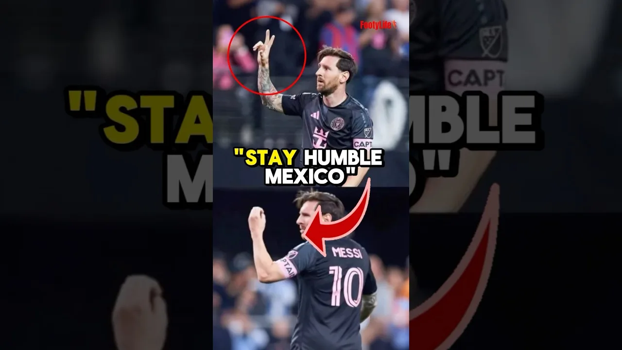 Je ne peux pas croire ce que Messi a dit aux fans de Club Americas #football
