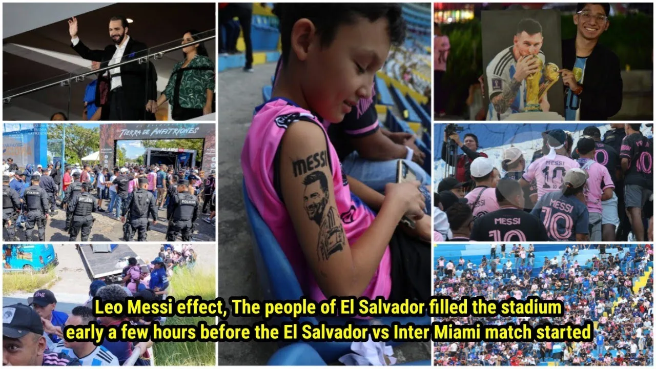Leo Messi effect, The fans filled the stadium early a few